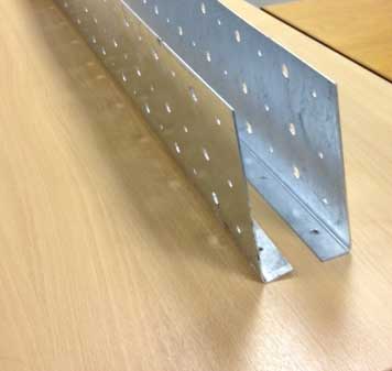 Steel plates for repairing joists